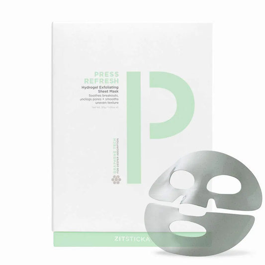 ZitSticka Sheet Face Masks Skincare- Exfoliating & Hydrating Sheet Masks