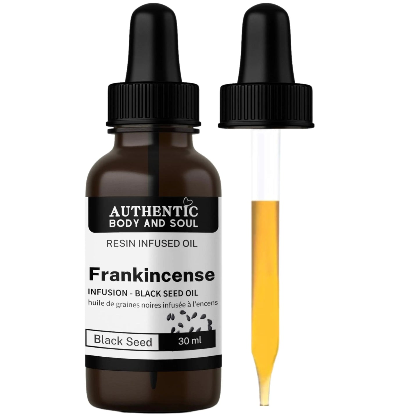 Frankincense Resin Infused Facial Oil/Organic Black Seed Castor Oil