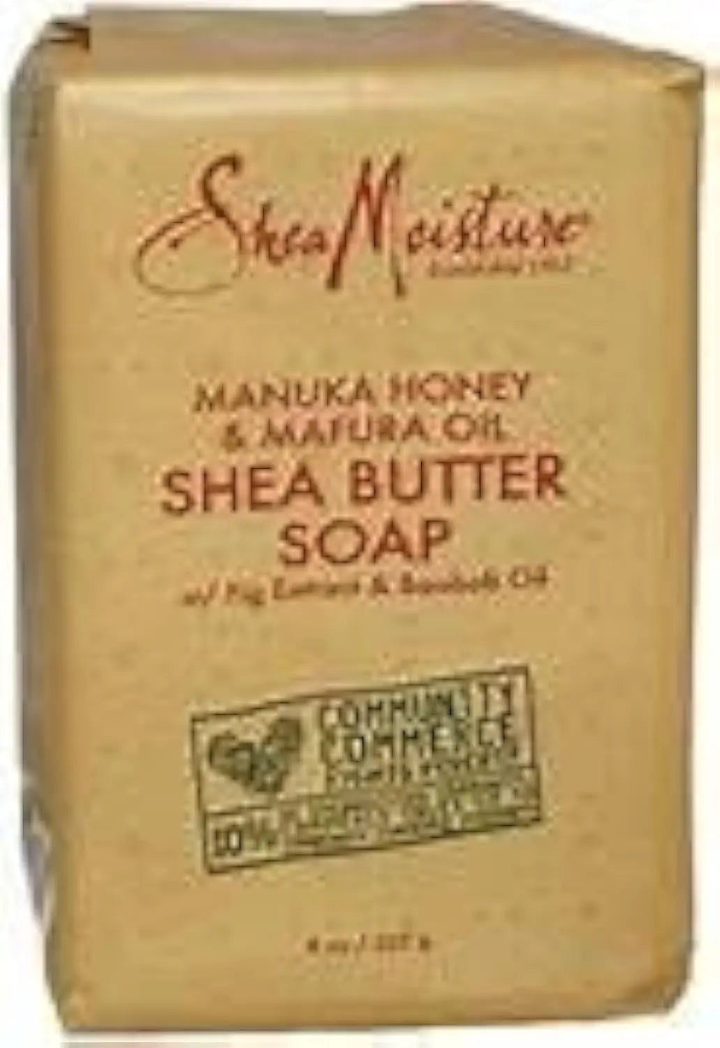 SheaMoisture Shea Butter Soap Manuka Honey And Mafura Oil Bar Soap for Dry Skin Body Soap Cleanser With Shea Butter 8oz