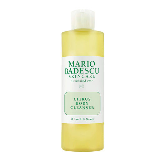 Mario Badescu Citrus Body Cleanser - Lightweight Shower Gel Body Soap with Grapefruit and Orange Peel Extracts - Fresh and Moisturizing Body Wash for Men and Women 8 Fl Oz
