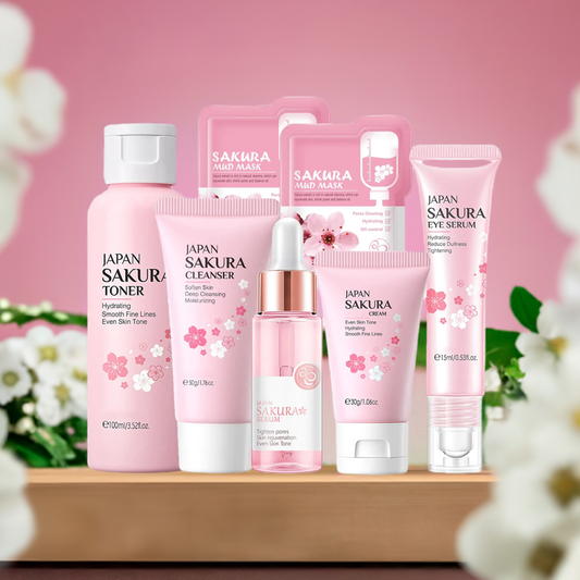 Sakura Women Korean Skin Care Kit - Cherry Blossom