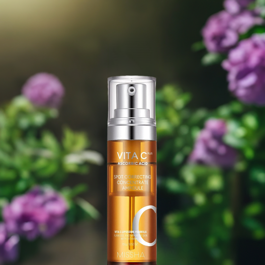MISSHA Vita C Plus Spot Correcting Concentrate Ampoule Facial Serum Korean Skin Care Kbeauty 0.52 Fl oz/15ml