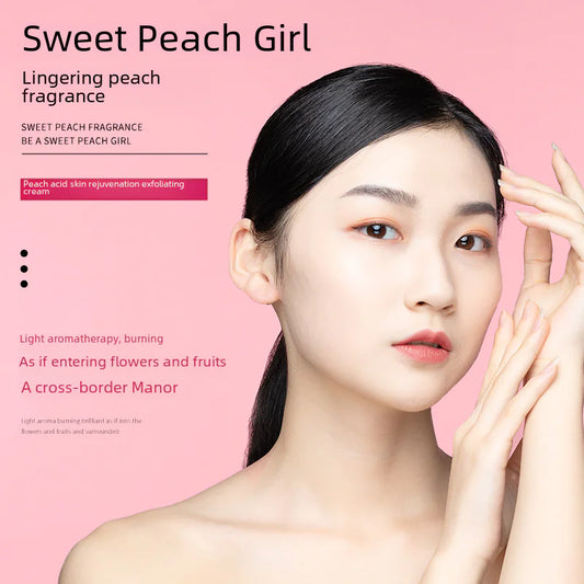 Peach Fruit Acid Exfoliating Cream for Moisture and Pores