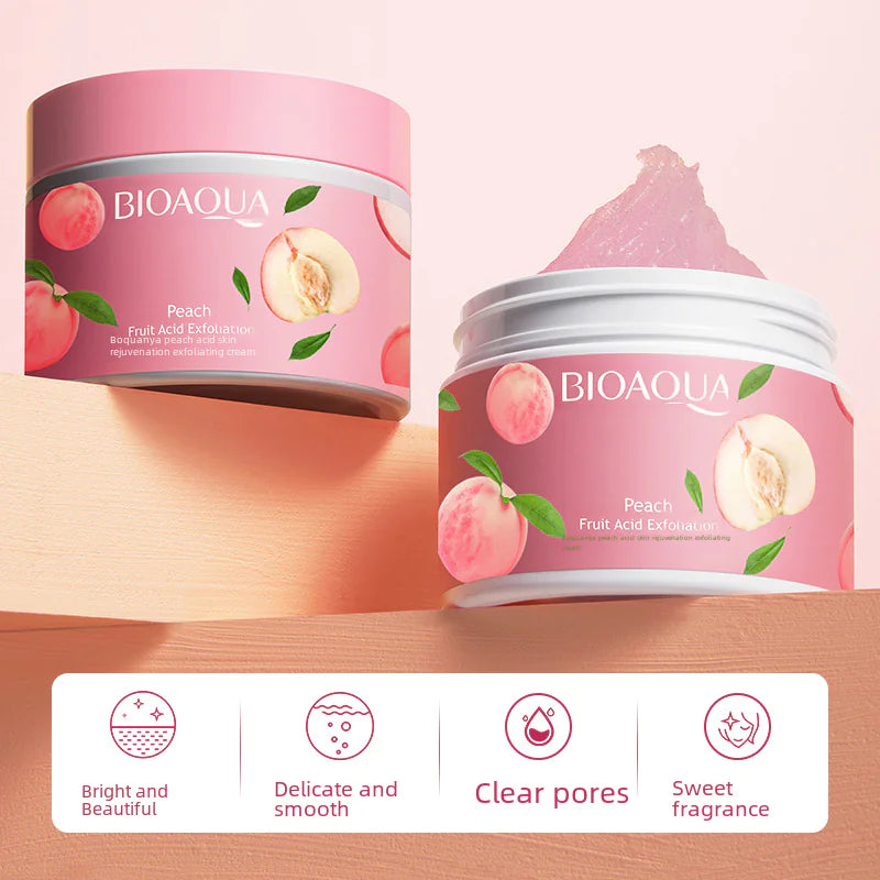 Peach Fruit Acid Exfoliating Cream for Moisture and Pores
