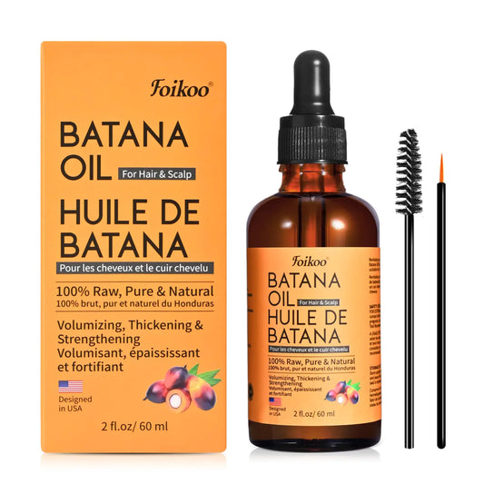 FOIKOO Pure Batana Hair Oil - Organic & Natural 2 Fl Oz